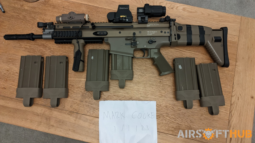TM scar H fully upgraded - Used airsoft equipment