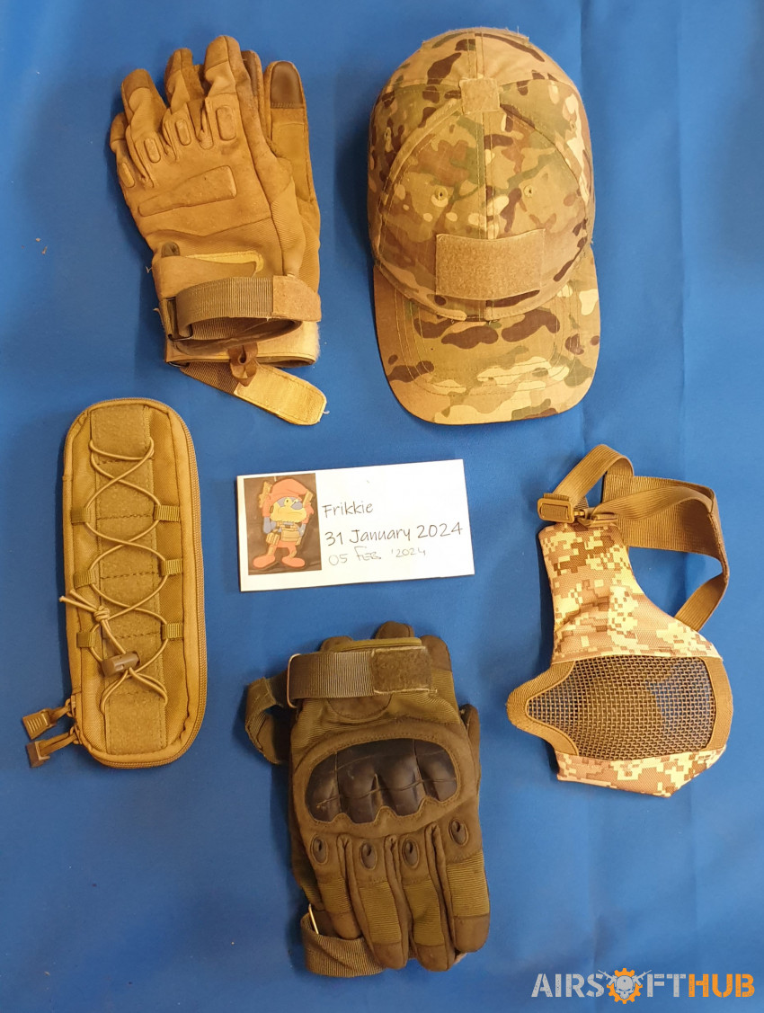 Lite Action Tan  Gear Set - Used airsoft equipment