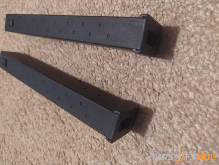 G&g arp9 high cap mags - Used airsoft equipment