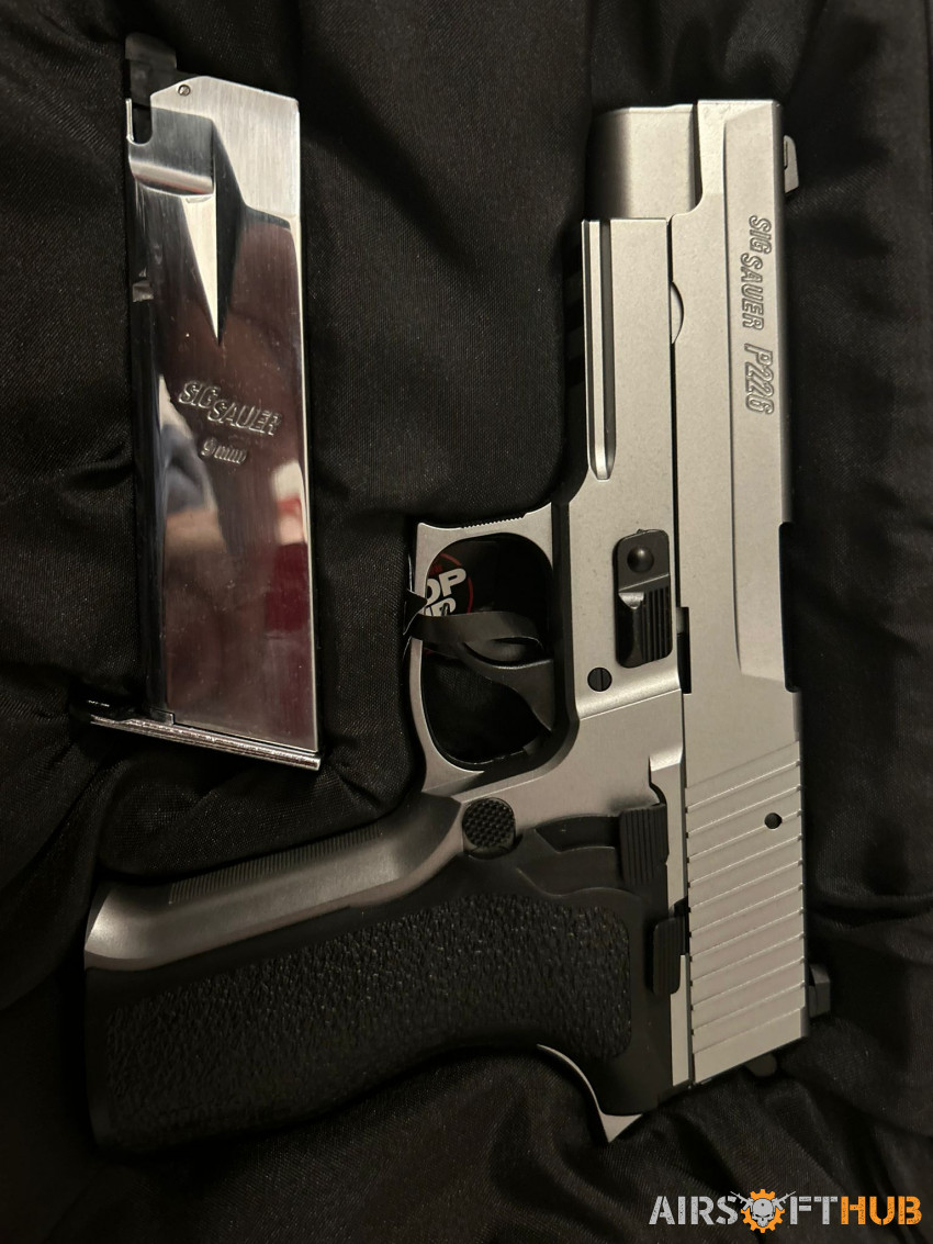 tm p226 silver - Used airsoft equipment