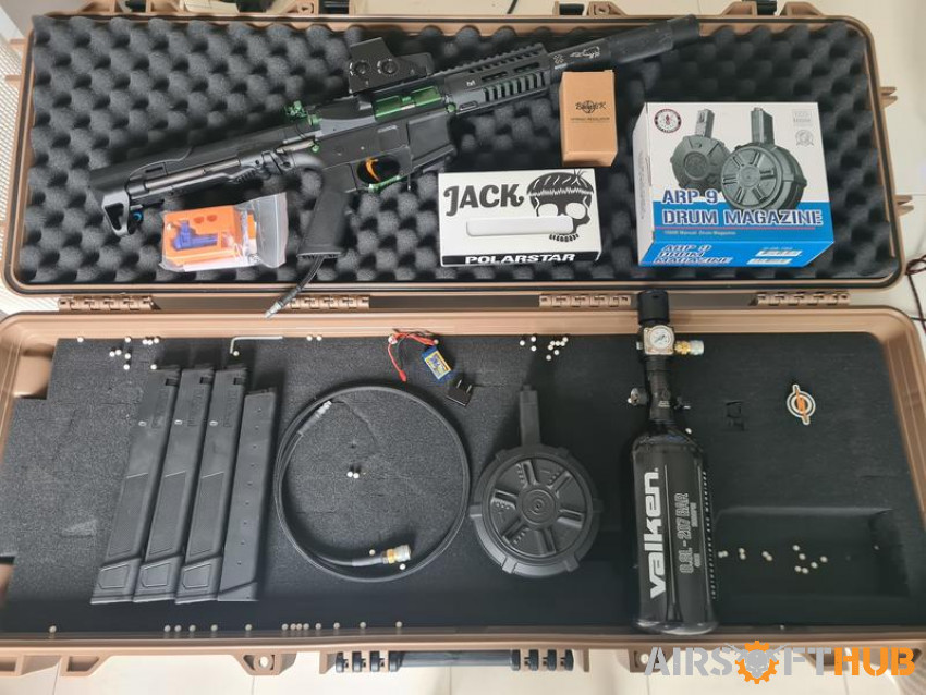 G&G 9 ARP 9 HPA with extras - Used airsoft equipment