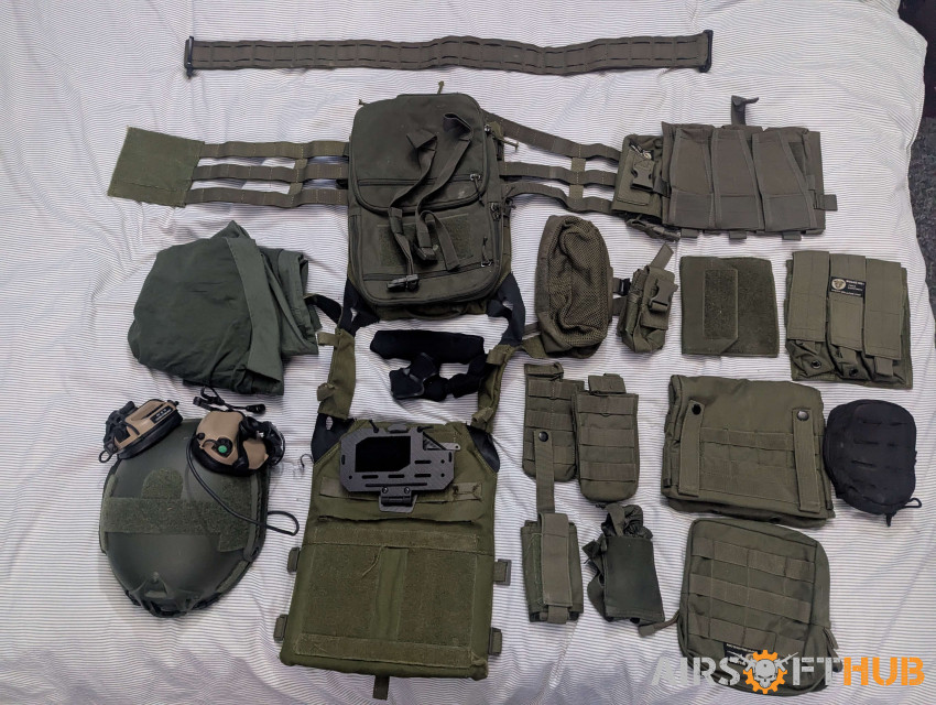 Full Ranger Green Set (Clothes - Used airsoft equipment