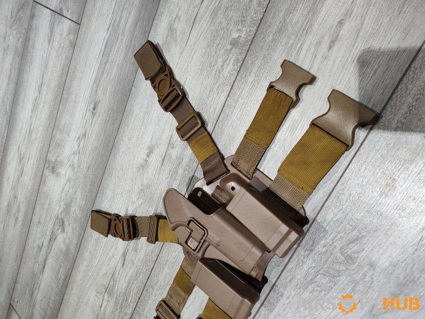 Drop Leg Holster G series Tan - Used airsoft equipment