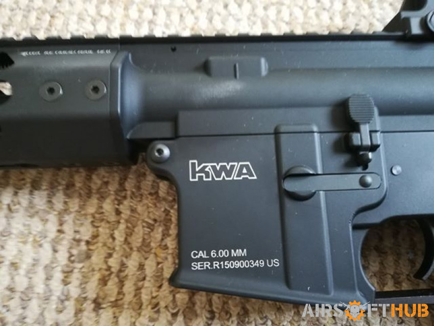 KWA SR10 plus accesories - Used airsoft equipment