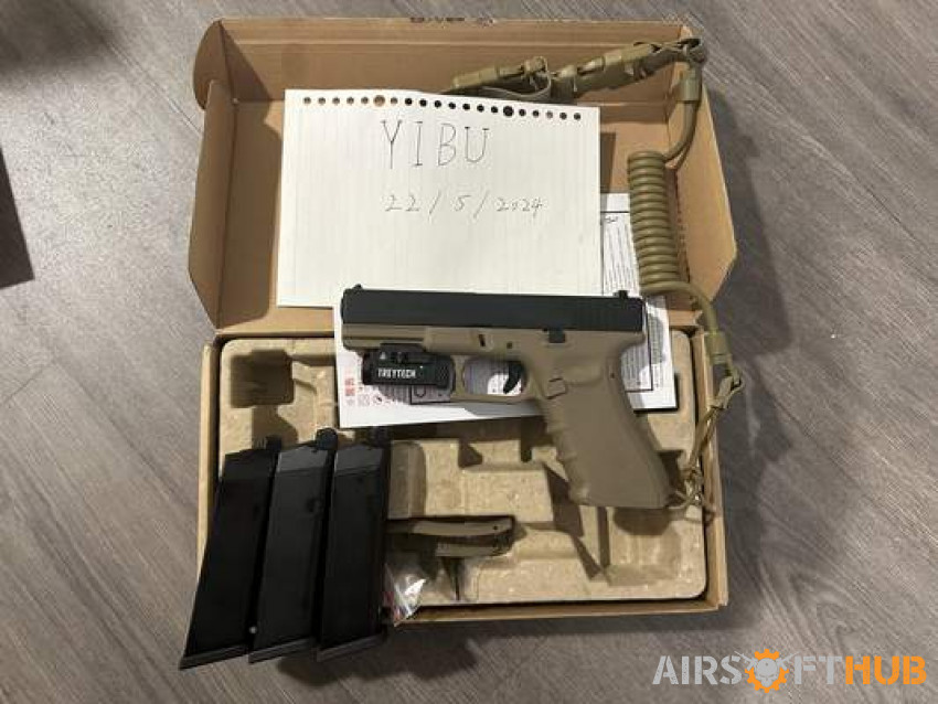 WE Glock eu17 gen4 stan - Used airsoft equipment
