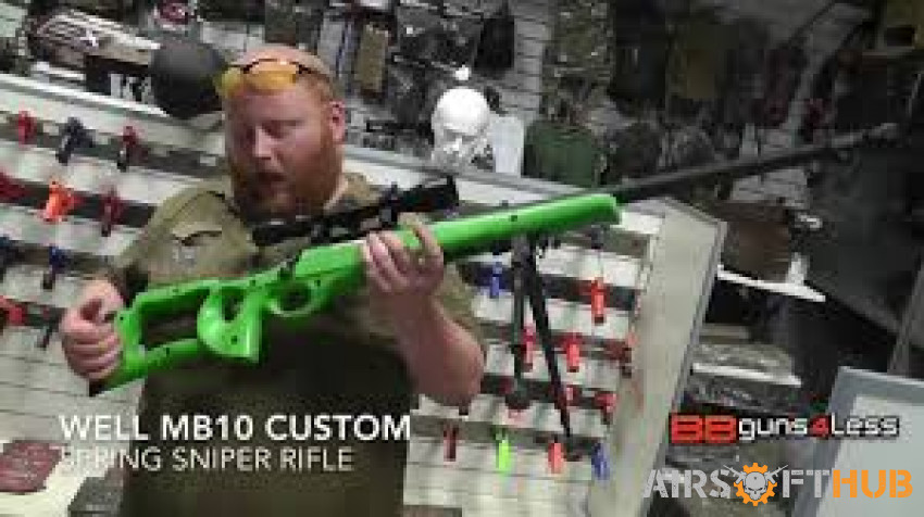 WELL MB10 Warrior Sniper Rifle - Used airsoft equipment