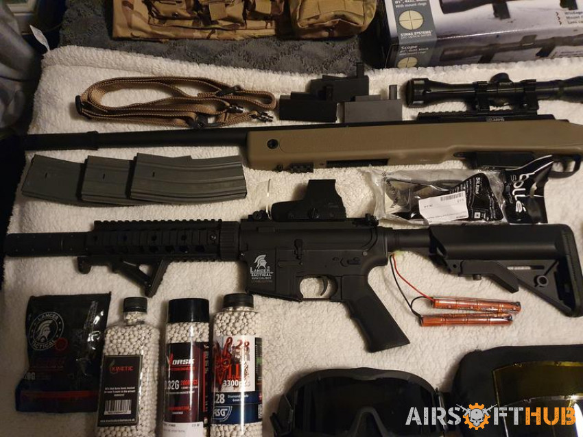 Brand new airsoft job lot - Used airsoft equipment