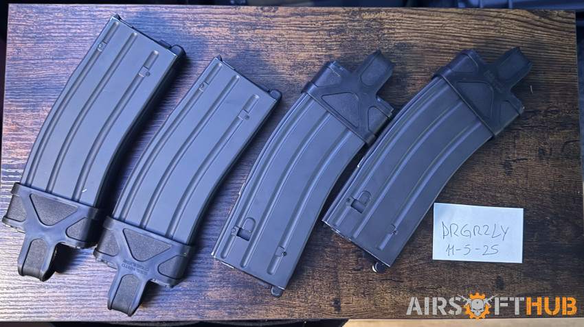 X4 Double Eagle MWS Stanag mag - Used airsoft equipment