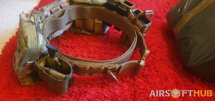 Assault belt by tacbelts - Used airsoft equipment