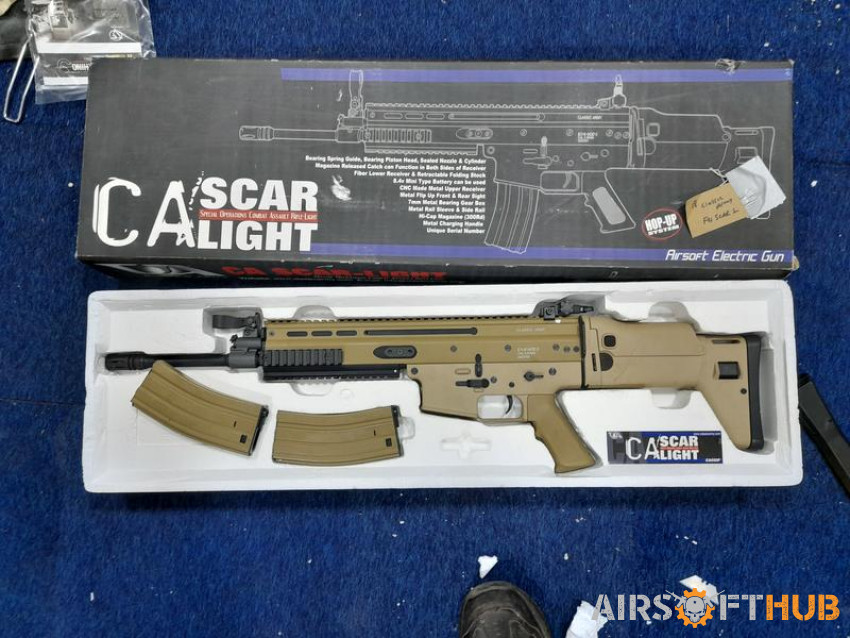 CA Scar light aeg boxed - Used airsoft equipment