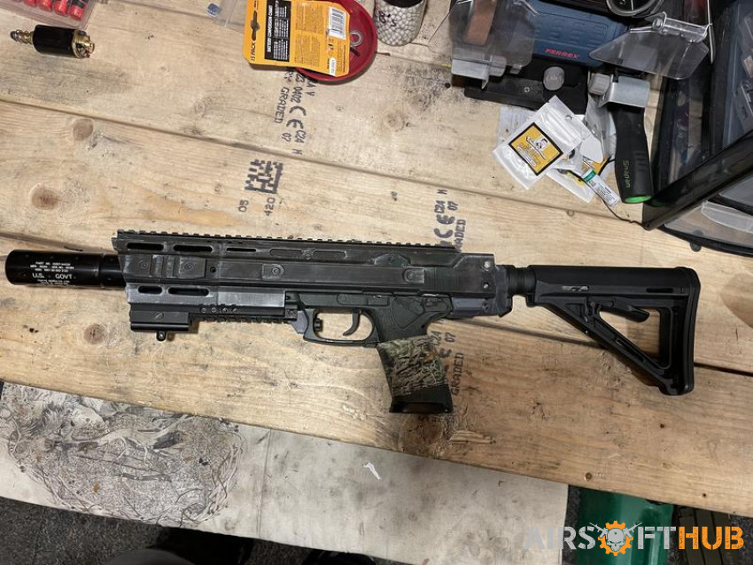 Asg mk23 pistol with carbine k - Used airsoft equipment