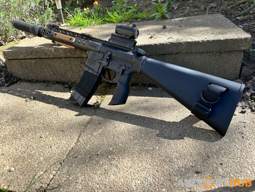 MWS M4 / M16 Fixed Stock - Used airsoft equipment
