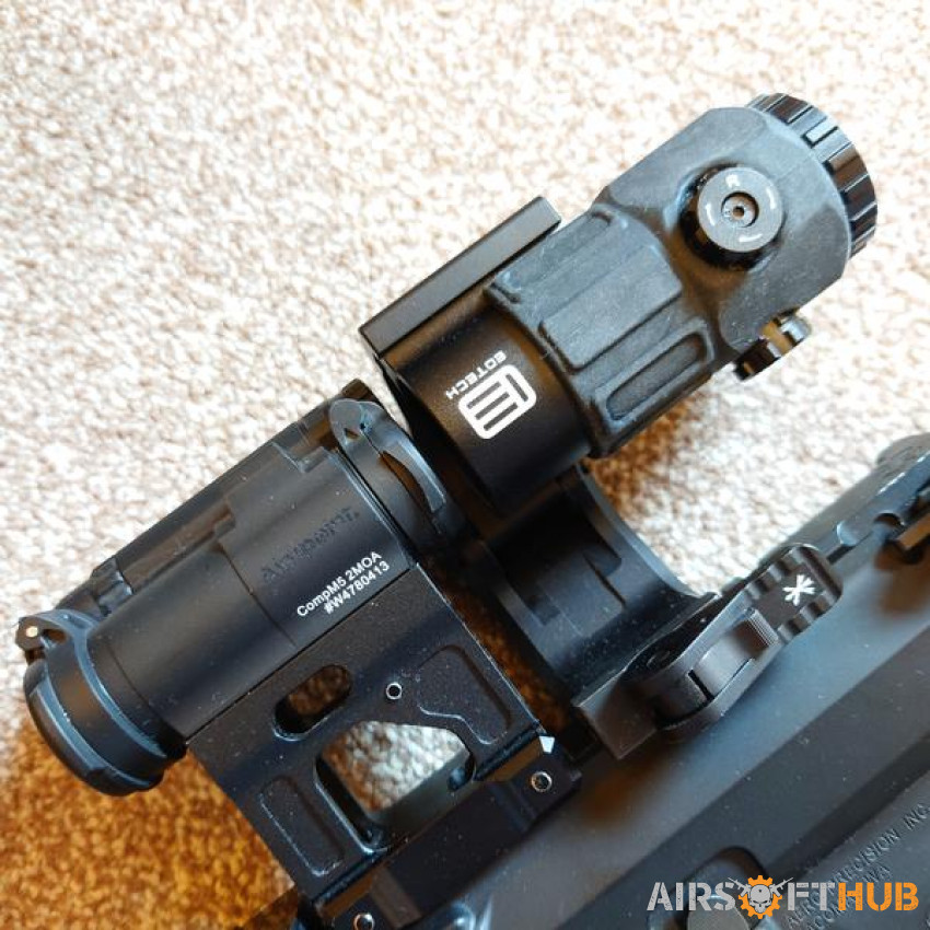 M5 Red dot + G45 magnifier - Used airsoft equipment