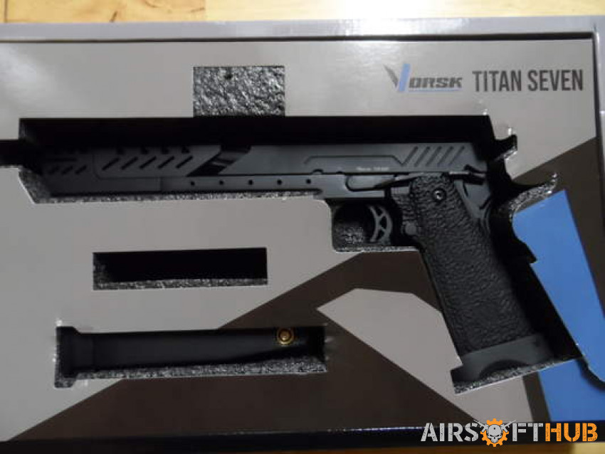 Vorsk Titan 7 GBB (Blk) BNIB - Used airsoft equipment