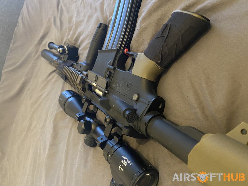 UPGRADED specna arms m4 MK18 - Used airsoft equipment