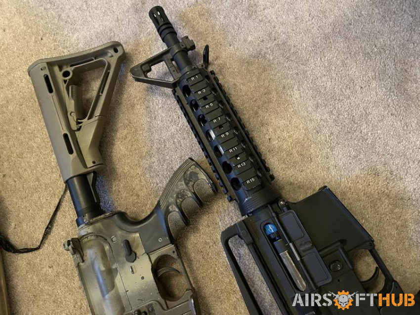 Pair of metal M4 AEG’s - Used airsoft equipment