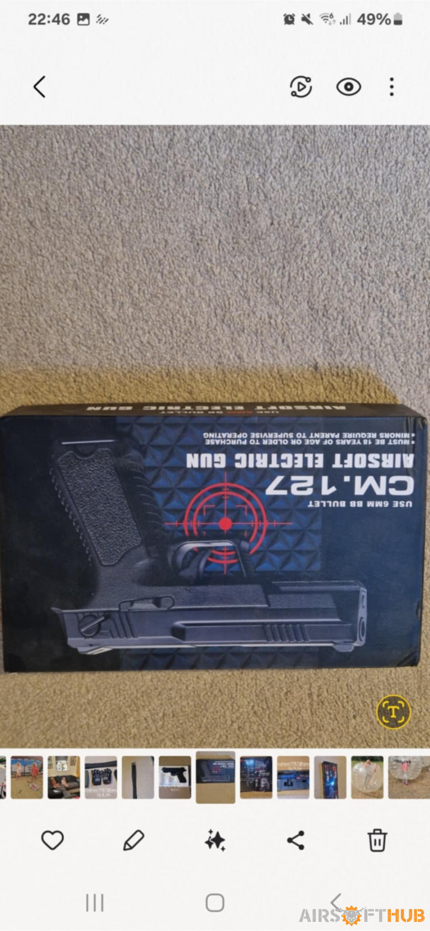 Electric handgun - Used airsoft equipment