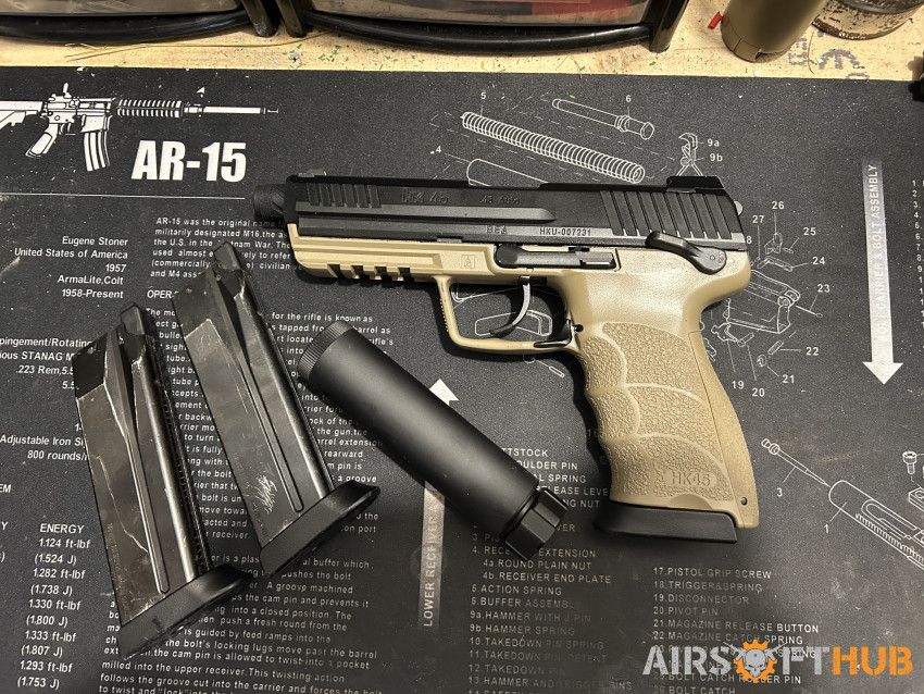 Tm hk45 - Used airsoft equipment