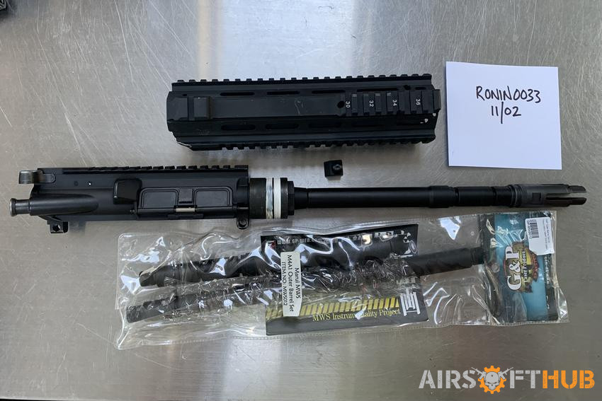 MWS TM Upper with L119A2 Rail - Used airsoft equipment
