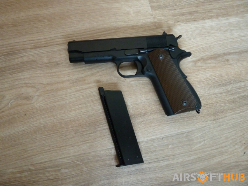 Colt M1911, gas blowback - Used airsoft equipment