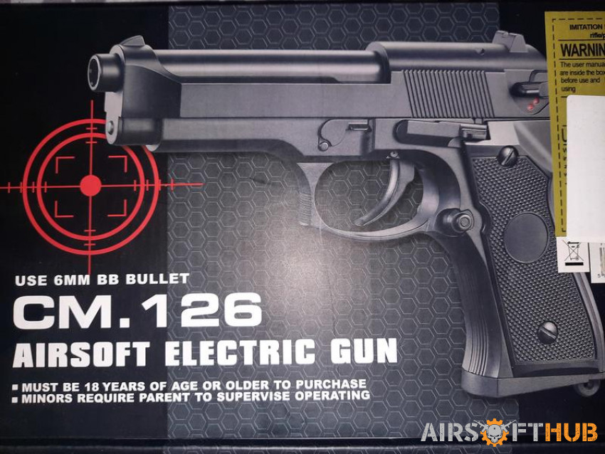 CYMA CM .126 electric pistol - Used airsoft equipment