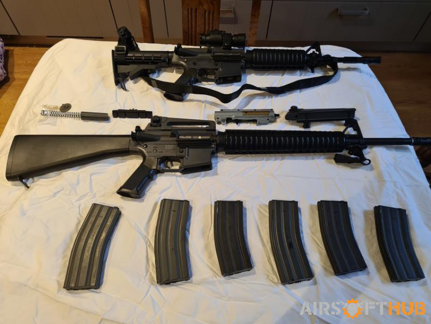 M4 & M16A2 bundle - Used airsoft equipment