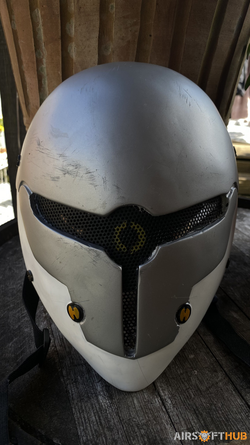Mesh T-visor helmet - Used airsoft equipment