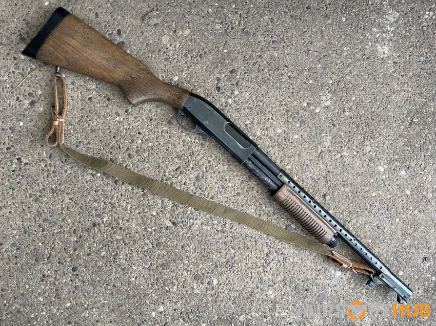Metal & Wood Gas Trenchgun - Used airsoft equipment