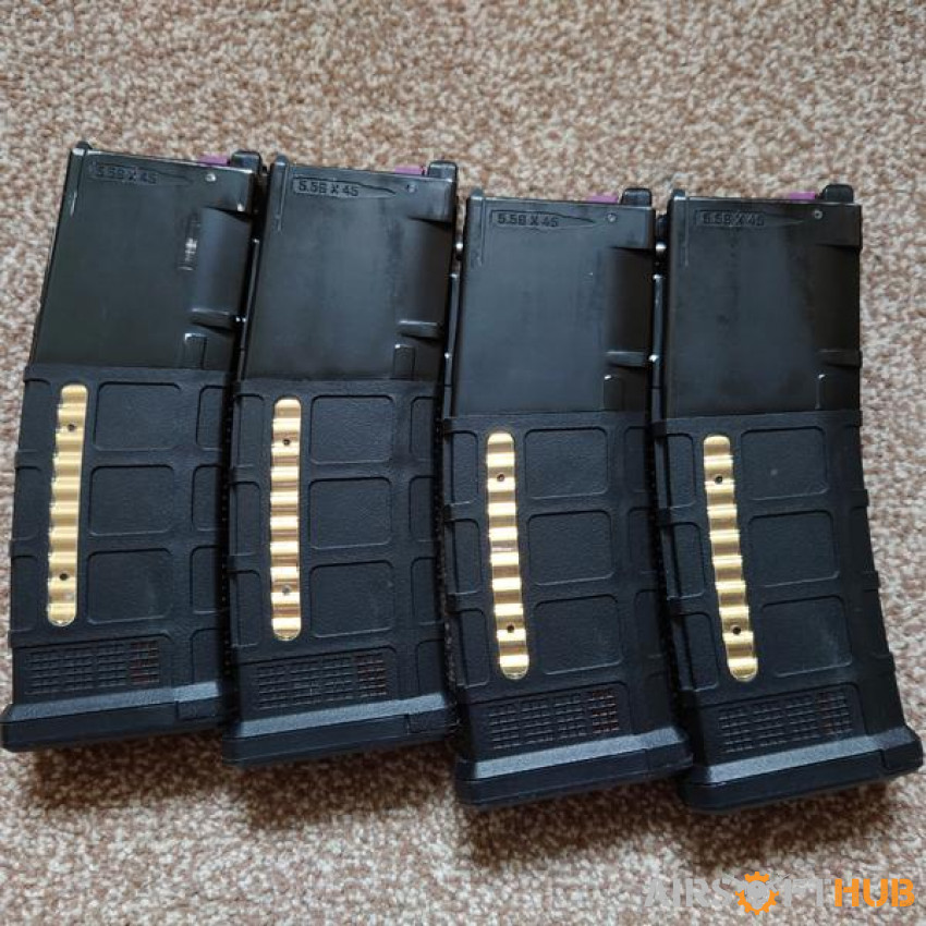 T8 MWS GBB magazinex4 - Used airsoft equipment