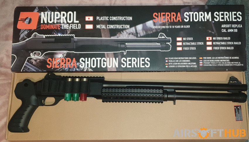 Nuprol Sierra Storm Tri-shot - Used airsoft equipment
