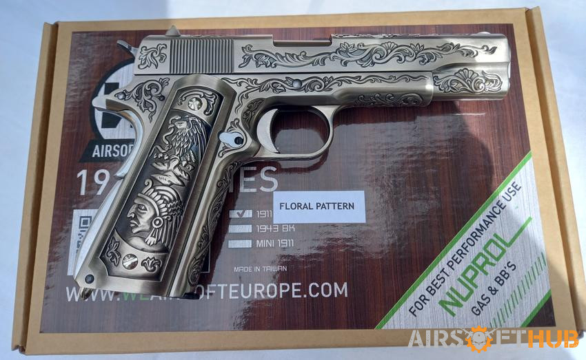 WE 1911 ENGRAVED - Used airsoft equipment