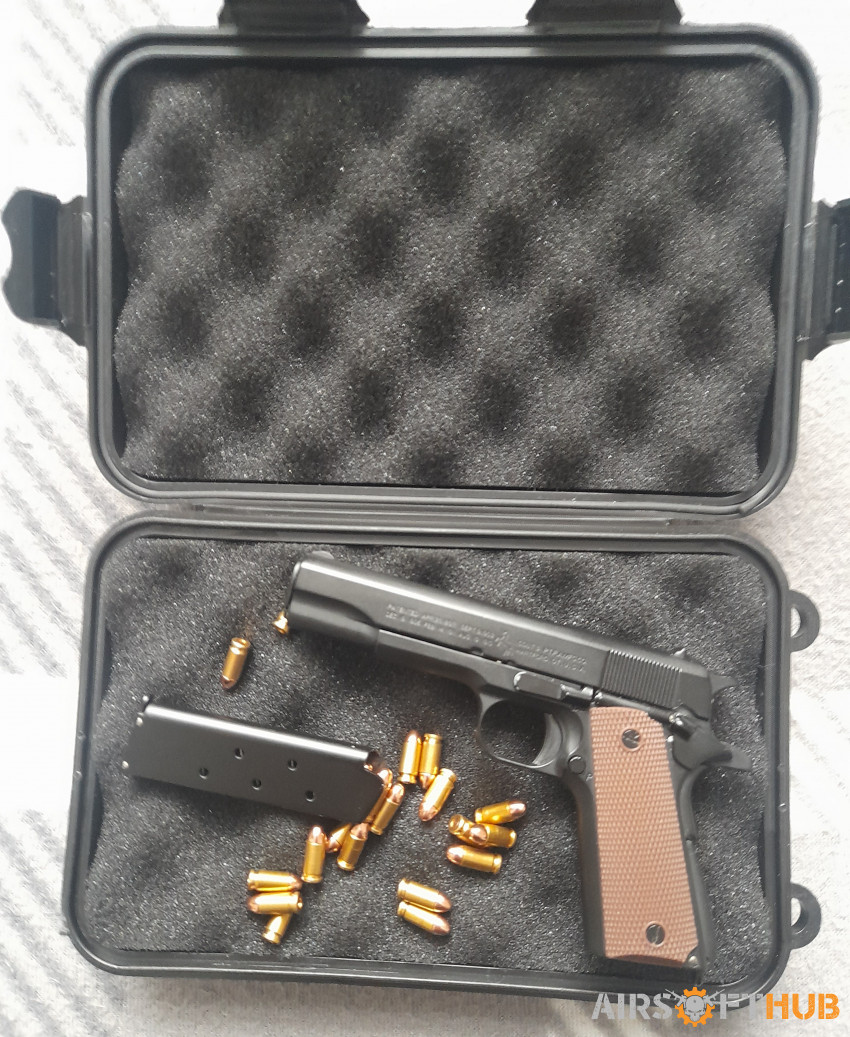 Mini Gun M1911 1:2.05 Scale 19 - Used airsoft equipment