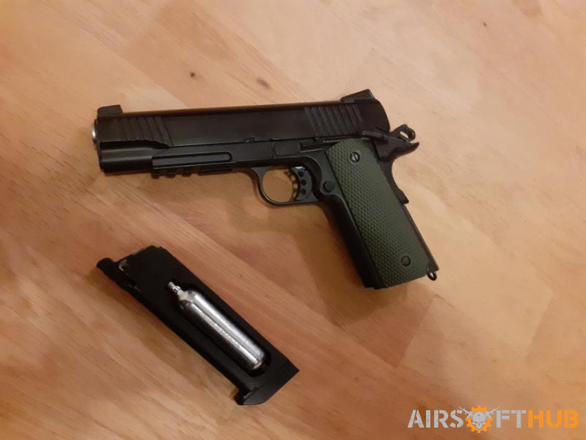 Full metal colt 1911 gbb 6mm - Used airsoft equipment