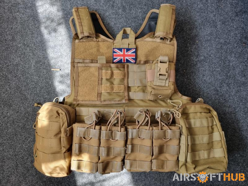 Warrior ricas plate carrier ra - Used airsoft equipment
