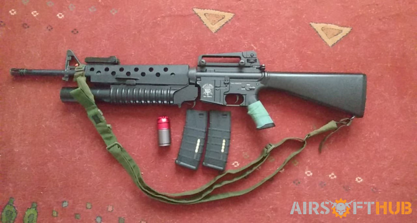 Uknown Brand M16 with M203 - Used airsoft equipment