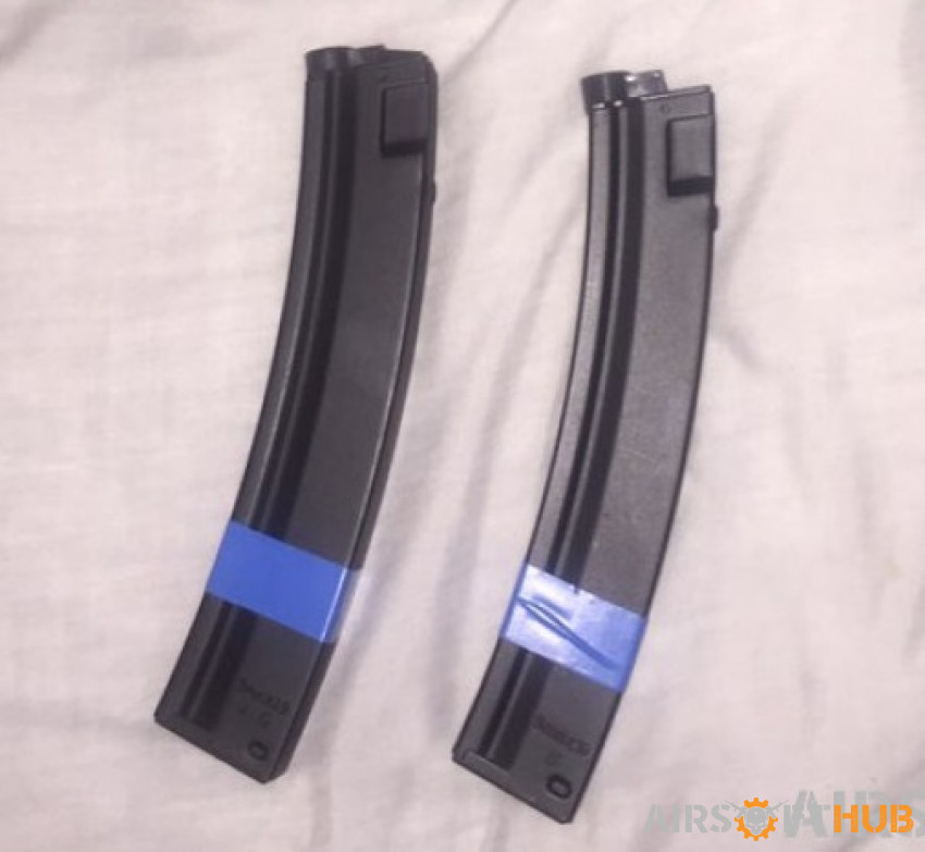 x2 MP5 magazines SEE DESC - Used airsoft equipment