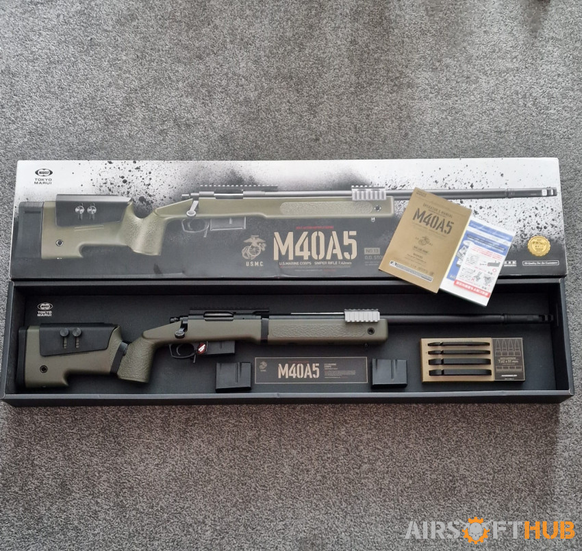 Tokyo Marui M40A5 Sniper - Used airsoft equipment