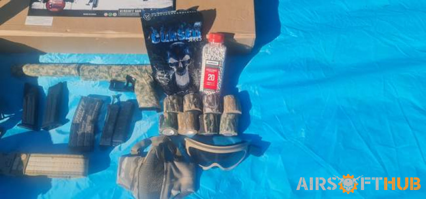 Job lot ready for field - Used airsoft equipment