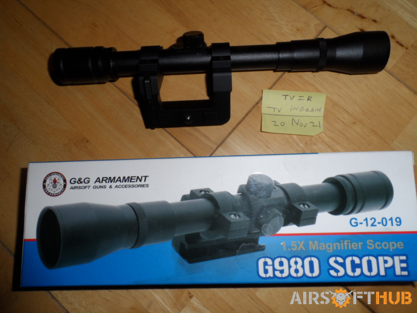 G&G G980 Kar98 Scope - NEW - Used airsoft equipment