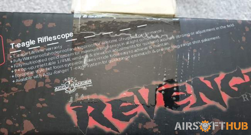 T-EAGLE 2X28 RIFLE SCOPE - Used airsoft equipment