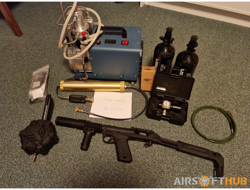 Full HPA AAP01 Carbine setup - Used airsoft equipment