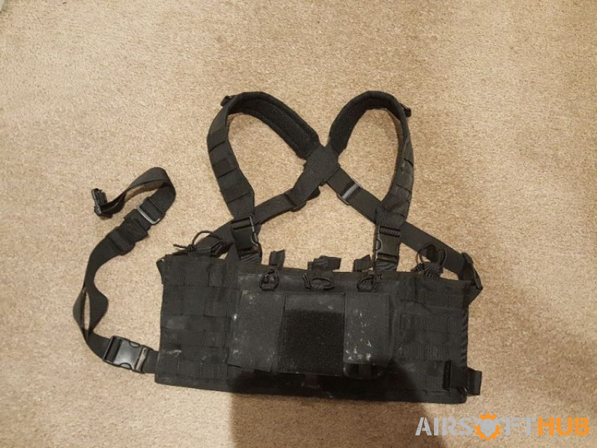 Black chest rig - Used airsoft equipment