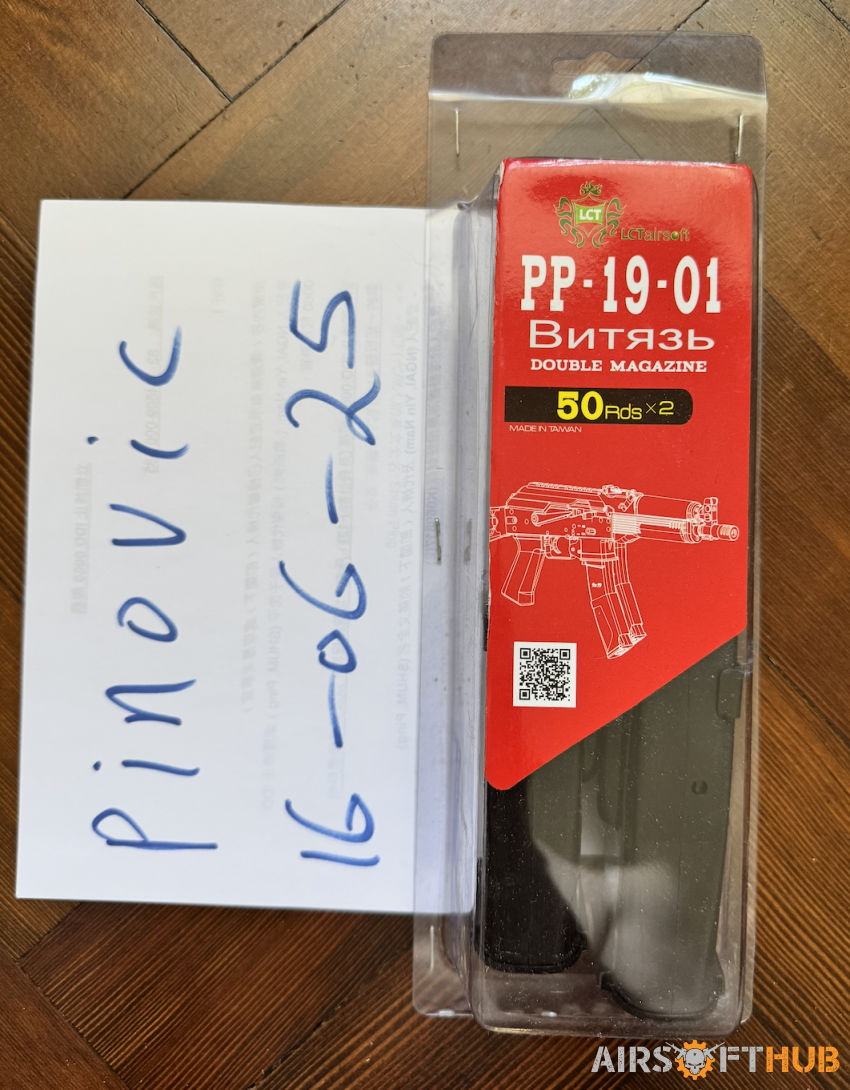 LCT PP-19-01 Double Mag - Used airsoft equipment