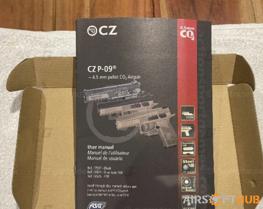Asg cz P-09 air pistol 177 - Used airsoft equipment