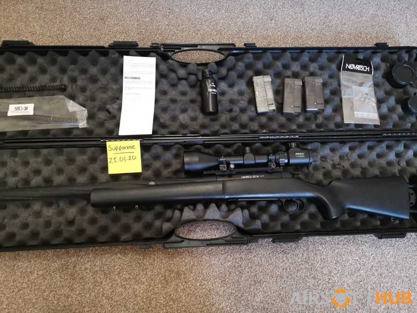 Novritsch SSG24 with Extras - Used airsoft equipment