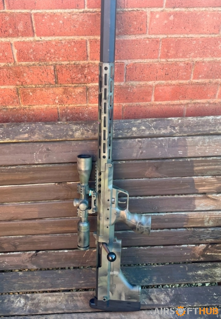 Srs silverback a2 22" UPGRADED - Used airsoft equipment