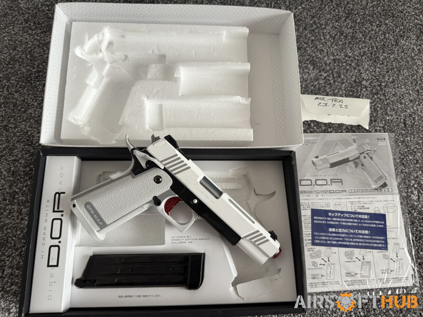 Tokyo Marui Hi-capa White DOR - Used airsoft equipment