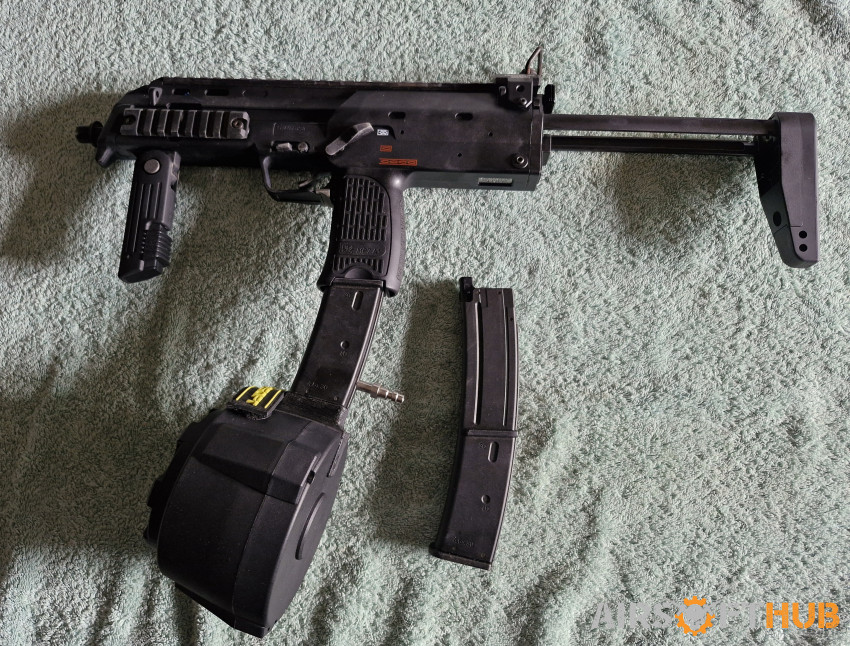Tm mp7 with hpa drum mag  1x m - Used airsoft equipment