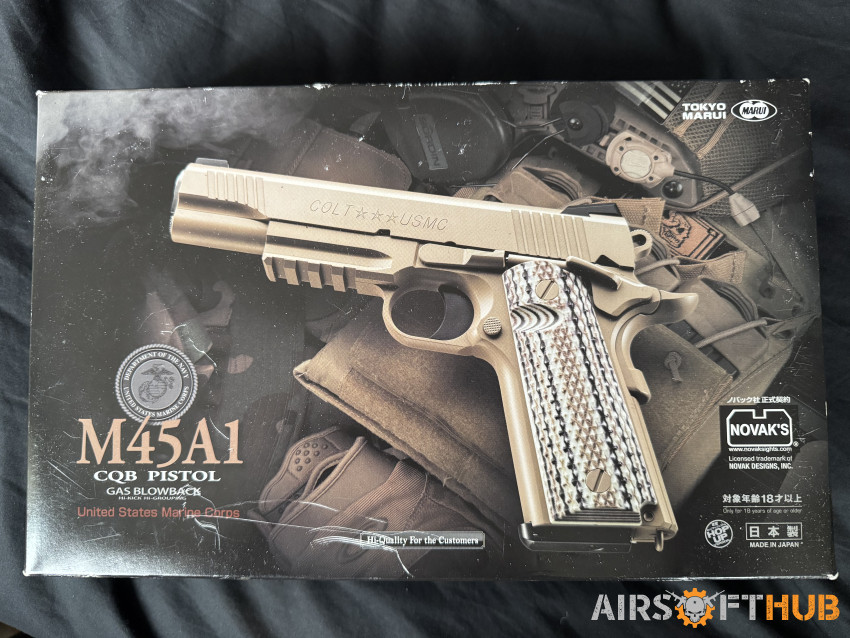 GBB pistol M45A1 Tokyo Marui - Used airsoft equipment