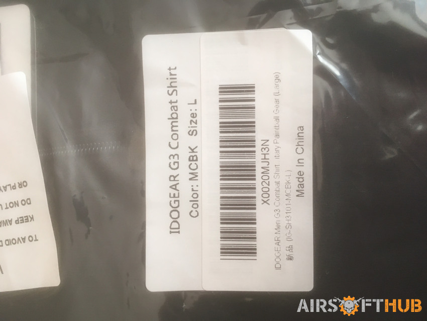 Airsoft Mulitcam Black Size L - Used airsoft equipment